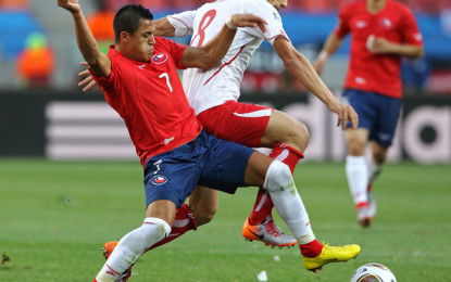 Il Cile supera la muraglia Svizzera, finisce 1-0