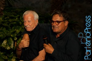 Incontro tra Achille Bonito Oliva e Vittorio Sgarbi al Ravello F