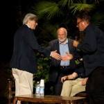 Incontro tra Achille Bonito Oliva e Vittorio Sgarbi al Ravello F