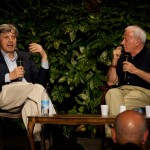 Incontro tra Achille Bonito Oliva e Vittorio Sgarbi al Ravello F