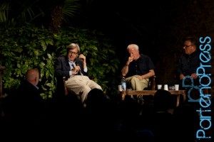 Incontro tra Achille Bonito Oliva e Vittorio Sgarbi al Ravello F
