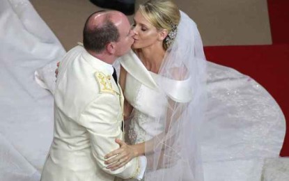 Tanta “Italia” alle nozze tra Alberto e Charlene.