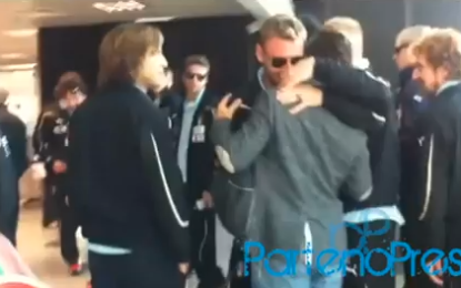 L’abbraccio di Gattuso con in suoi compagni di Nazionale, prima della festa tricolore a Rizziconi – Video Esclusivo