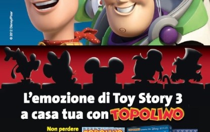 Ogni mese Topolino è in edicola con i migliori successi Disney Pixar