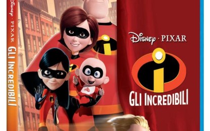 Gli Incredibili dal 4 Aprile in Bluray Disney