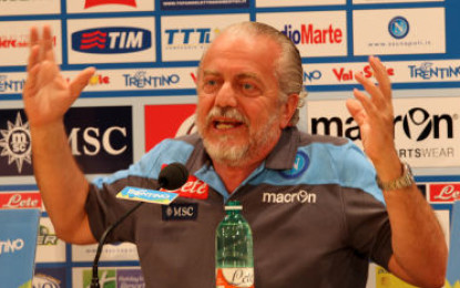 De Laurentiis a tutto campo: “Aspettiamo Balzaretti, Cavani via solo per 100 mln, e Platini mi deve spiegare come mai il PSG non segue il fair play finanziario nonostante ci lavori il figlio…”