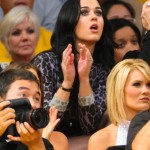 Celebrities At The Lakers Game