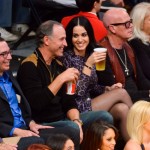 Celebrities At The Lakers Game