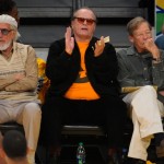 Celebrities At The Lakers Game