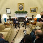 President Obama Meets With President Giorgio Napolitano Of Italy