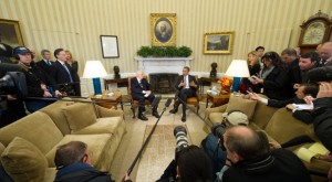 President Obama Meets With President Giorgio Napolitano Of Italy