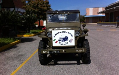 Torna a casa Jeep: Una Willys dopo 70 anni di vita riattraversa l’Atlantico e torna nello stabilimento di Toledo – Ohio nel quale è stata costruita.