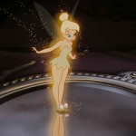 Tinker Bell sees her reflection