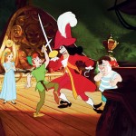 Peter Pan battles Captain Hook