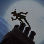 Peter Pan in the moonlight