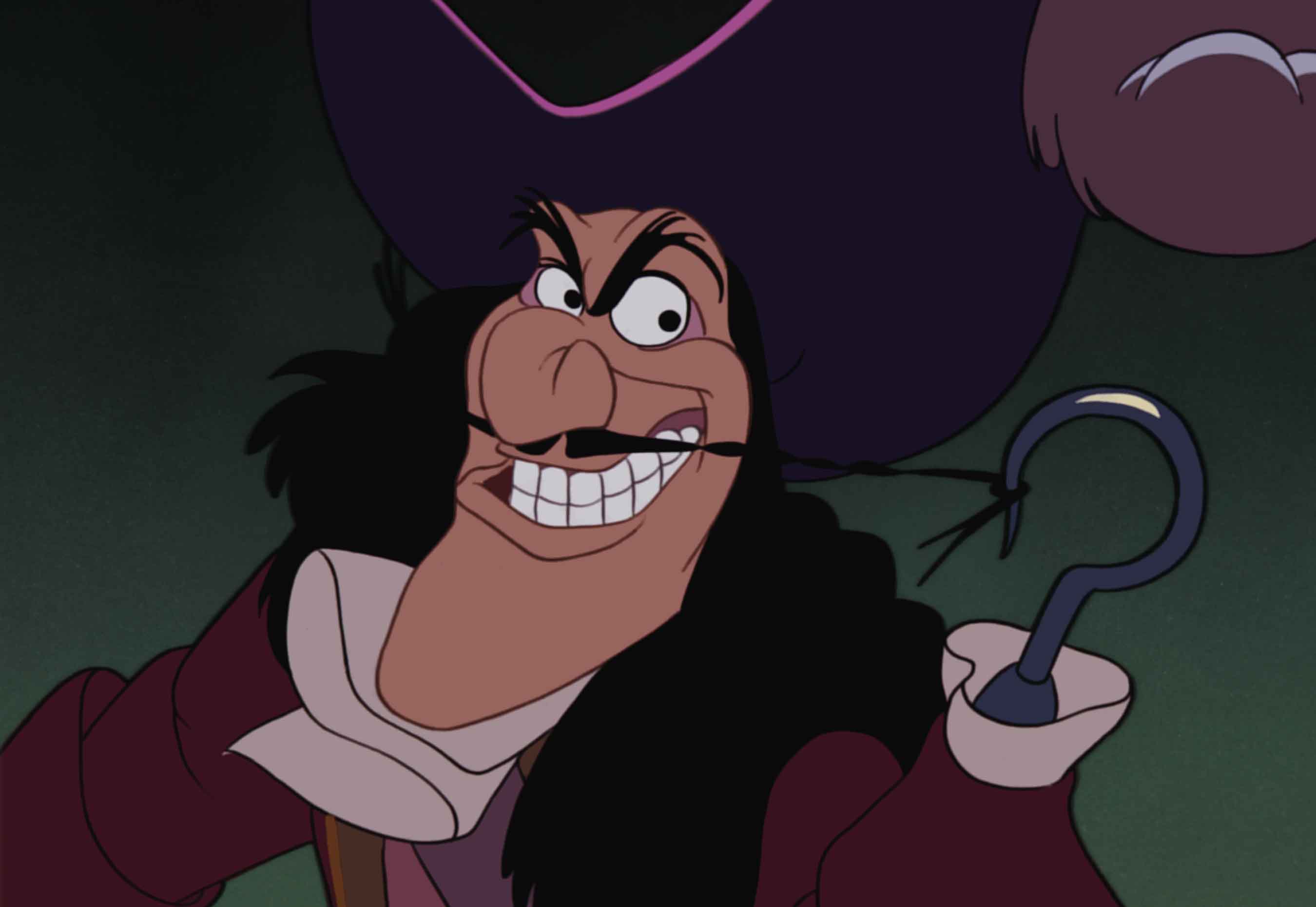 The villainous Captain Hook.