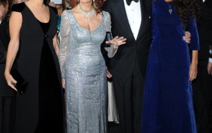 Il Calendario Pirelli festeggia i 50 anni con un esclusivo Party. Sophia Loren ed Elisabetta Gregoraci tra gli eleganti ospiti.