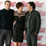 il regista federici con ambra angiolini e  erico brignano