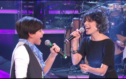 Nella 7° edizione di  “Ti lascio una canzone”, il napoletano Vincenzo Cantiello duetta con Giorgia.