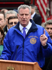 New York Mayor Bill de Blasio