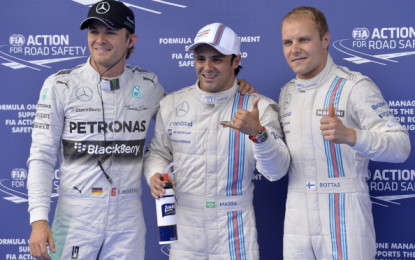 Gp.Austria: Massa in pole ! L’ex ferrarista si candida come anti-Mercedes. In prima fila anche Bottas.