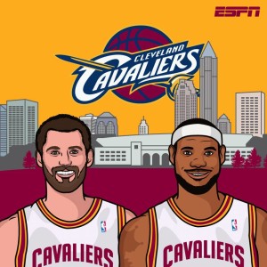 Kevin Love #0 and LeBron James #23 (espn.com)