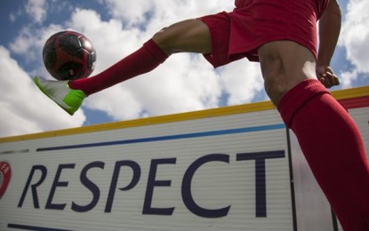 Calcio europeo unito per Respect Diversi. La conferenza Respect Diversity 2014 si svolgerà a Roma il 10 e 11 settembre