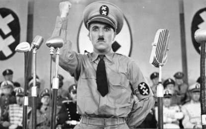 Torna al cinema Il grande dittatore di Charlie Chaplin, in versione restaurata dalla Cineteca di Bologna