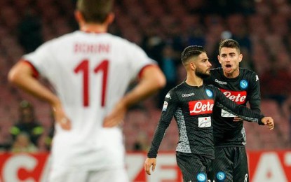 Napoli-Milan 2-1: I Tabellini