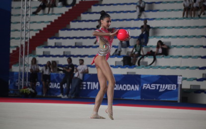 Universiadi, gare di ginnastica ritmica al PalaVesuvio dall’11 al 13 luglio. Alessia Russo va in finale !