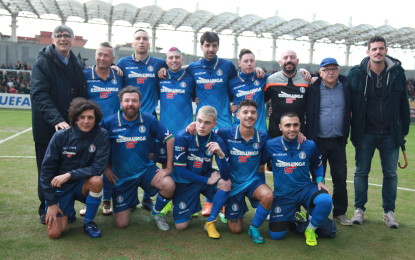 Partita del Cuore: a Frattamaggiore Cantanti e Magistrati pareggiano 2-2 e a vincere è la solidarietà.