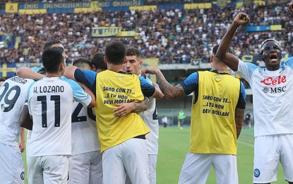 Napoli: chi ben comincia… Travolto il modesto Verona nella prima gara di campionato. VIDEO