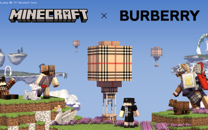 Minecraft e Burberry insieme per fare tendenza