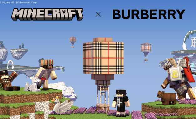 Minecraft e Burberry insieme per fare tendenza