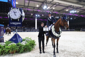 Con Ben Maher in premiazione