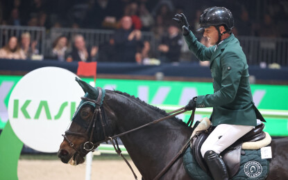 Fieracavalli: il napoletano Turturiello ha colto i migliori risultati per l’Italia nella prima giornata dello Csi-W a cinque stelle di Verona