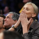 Actress Charlize Theron: Lakers's