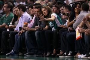 Dane Cook and Maria Menounos: Celtics's