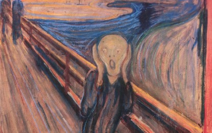 “L’urlo” di Edvard Munch in mostra al MOMA di New York fino al 29 aprile 2013.