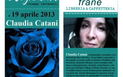 Venerdì 19 aprile Claudia Catani presenta la sua raccolta di poesie “Con solo l’immensità”