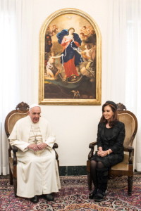 Pope Francis Meets President Of Argentina  Cristina Fernandez De Kirchner