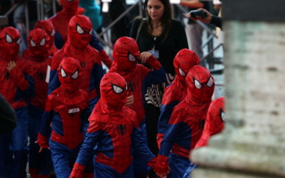 Emma Stone, Andrew Garfield e Jamie Foxx a Roma per l’anteprima italiana di “The Amazing Spider-Man 2″.