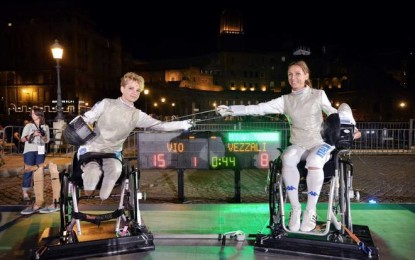 A Fil di spada, il duello di scherma ai Fori Imperiali con Valentina Vezzali e tanti olimpionici.