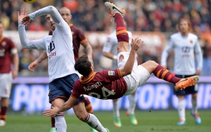 Roma-Genoa 2-0. Decidono Florenzi e Sadiq. Espulso Dzeko per proteste