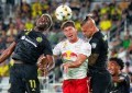 Crew stun Red Bulls in stoppage time, 2-1